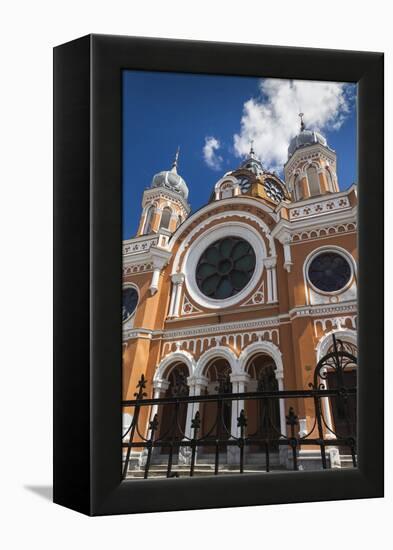 Romania, Transylvania, Targu Mures, Synagogue-Walter Bibikow-Framed Premier Image Canvas