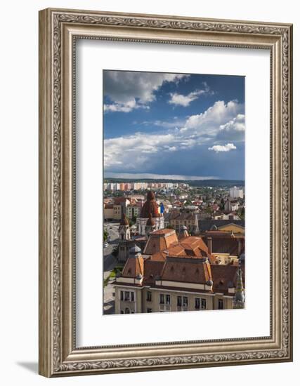 Romania, Transylvania, Targu Mures, the Greco-Catholic Cathedral-Walter Bibikow-Framed Photographic Print