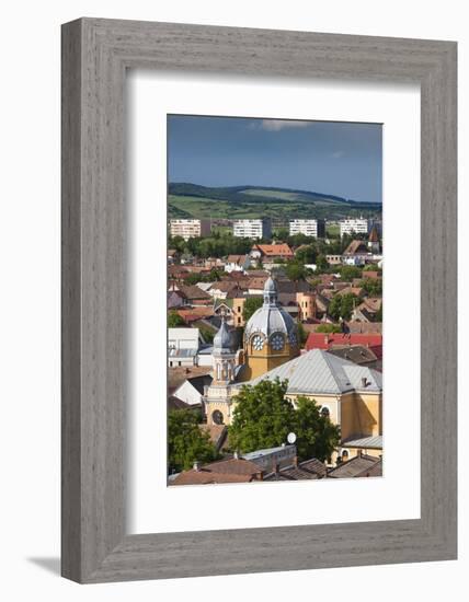 Romania, Transylvania, Targu Mures, View of the Town Synagogue-Walter Bibikow-Framed Photographic Print