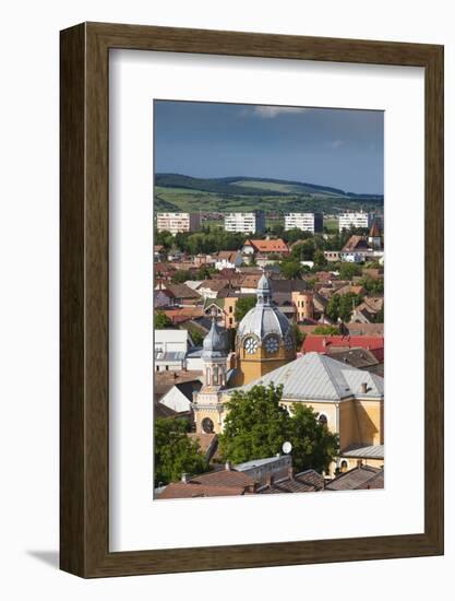 Romania, Transylvania, Targu Mures, View of the Town Synagogue-Walter Bibikow-Framed Photographic Print