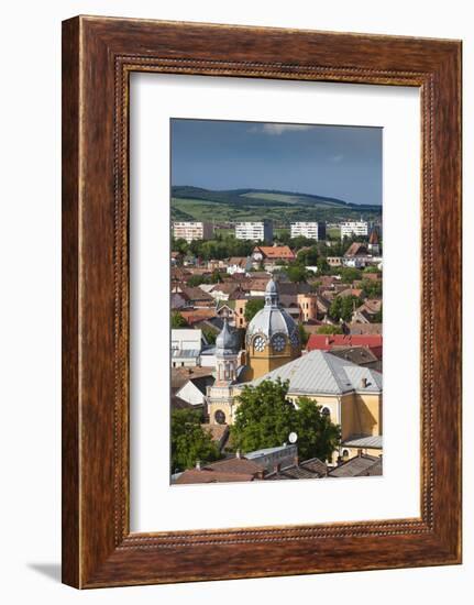 Romania, Transylvania, Targu Mures, View of the Town Synagogue-Walter Bibikow-Framed Photographic Print