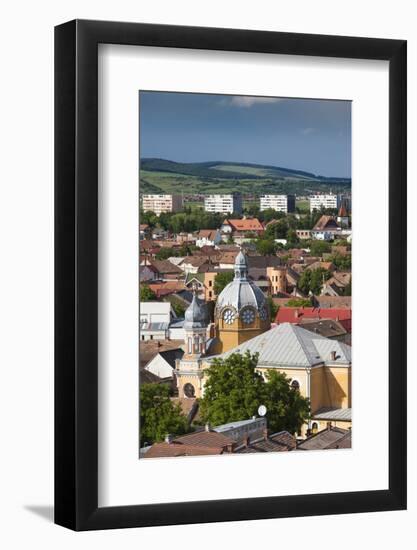 Romania, Transylvania, Targu Mures, View of the Town Synagogue-Walter Bibikow-Framed Photographic Print
