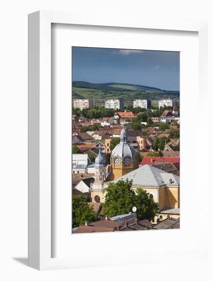 Romania, Transylvania, Targu Mures, View of the Town Synagogue-Walter Bibikow-Framed Photographic Print