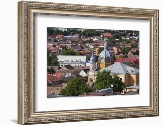 Romania, Transylvania, Targu Mures, View of the Town Synagogue-Walter Bibikow-Framed Photographic Print