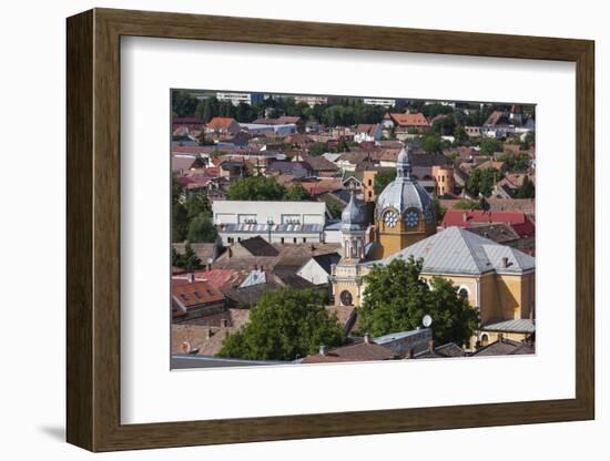 Romania, Transylvania, Targu Mures, View of the Town Synagogue-Walter Bibikow-Framed Photographic Print