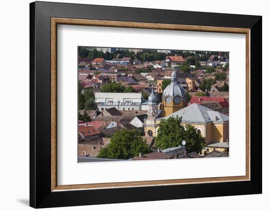 Romania, Transylvania, Targu Mures, View of the Town Synagogue-Walter Bibikow-Framed Photographic Print