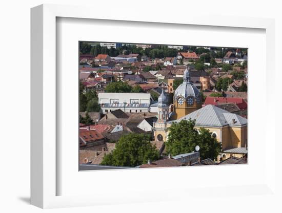 Romania, Transylvania, Targu Mures, View of the Town Synagogue-Walter Bibikow-Framed Photographic Print