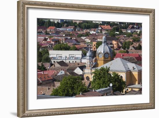 Romania, Transylvania, Targu Mures, View of the Town Synagogue-Walter Bibikow-Framed Photographic Print