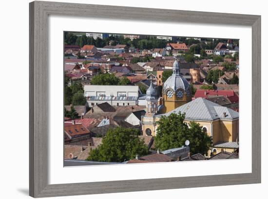 Romania, Transylvania, Targu Mures, View of the Town Synagogue-Walter Bibikow-Framed Photographic Print