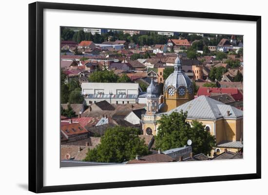 Romania, Transylvania, Targu Mures, View of the Town Synagogue-Walter Bibikow-Framed Photographic Print