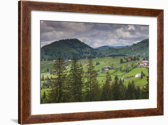 Romania, Transylvania, Tihuta Pass, Mountain Buildings of the Pass-Walter Bibikow-Framed Photographic Print