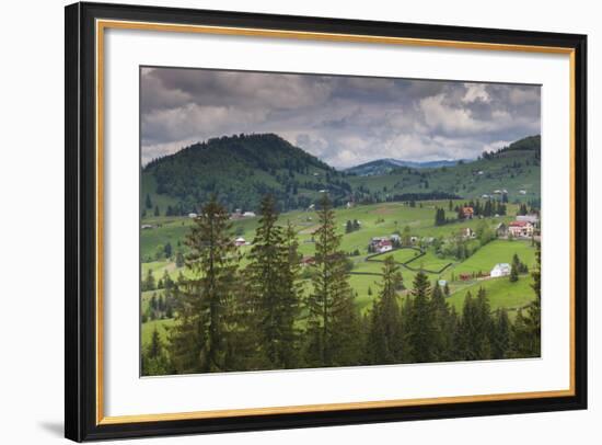 Romania, Transylvania, Tihuta Pass, Mountain Buildings of the Pass-Walter Bibikow-Framed Photographic Print