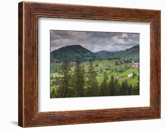 Romania, Transylvania, Tihuta Pass, Mountain Buildings of the Pass-Walter Bibikow-Framed Photographic Print