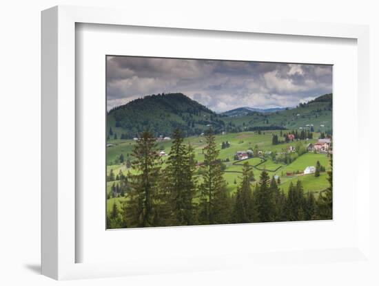 Romania, Transylvania, Tihuta Pass, Mountain Buildings of the Pass-Walter Bibikow-Framed Photographic Print