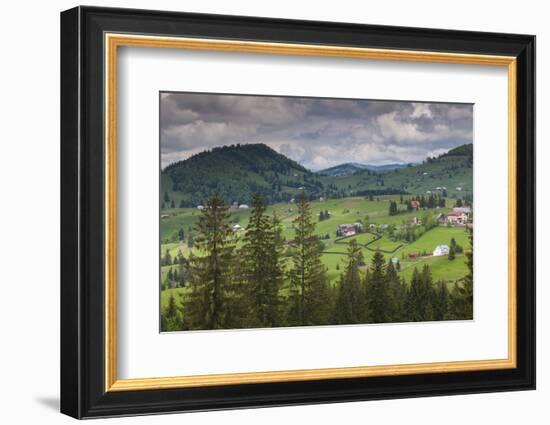 Romania, Transylvania, Tihuta Pass, Mountain Buildings of the Pass-Walter Bibikow-Framed Photographic Print