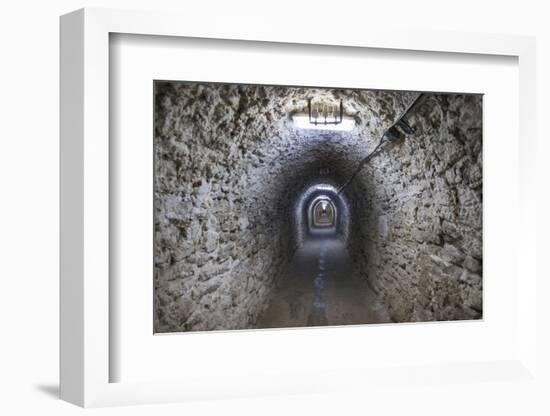 Romania, Transylvania, Turda, Turda Salt Mine, Interior Passageway-Walter Bibikow-Framed Photographic Print