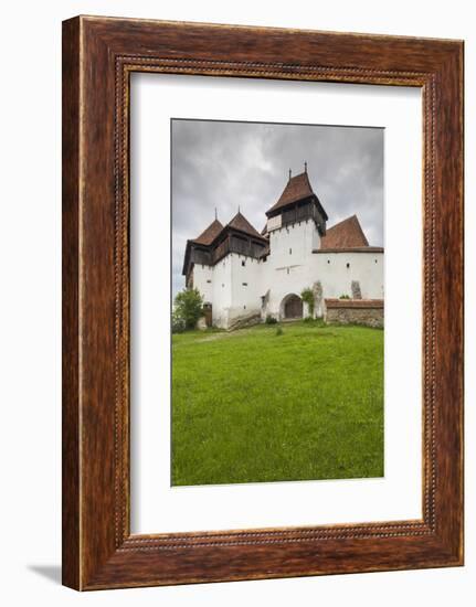 Romania, Transylvania, Viscri, Fortified Saxon Church-Walter Bibikow-Framed Photographic Print