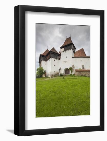 Romania, Transylvania, Viscri, Fortified Saxon Church-Walter Bibikow-Framed Photographic Print