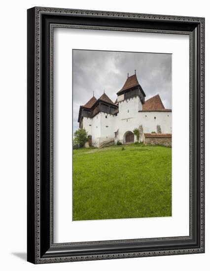 Romania, Transylvania, Viscri, Fortified Saxon Church-Walter Bibikow-Framed Photographic Print