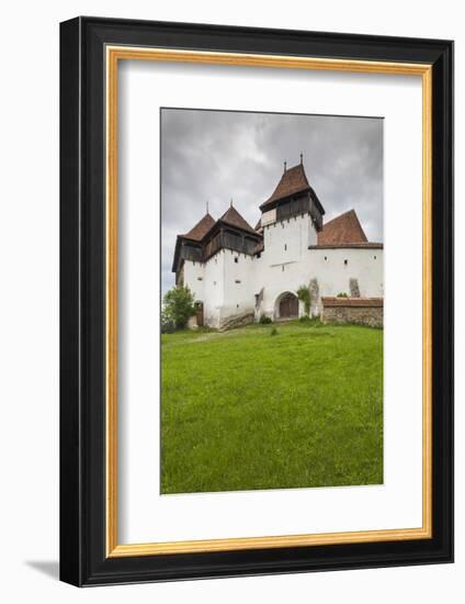 Romania, Transylvania, Viscri, Fortified Saxon Church-Walter Bibikow-Framed Photographic Print