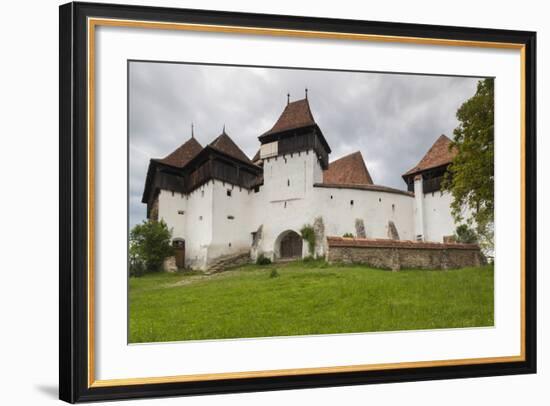 Romania, Transylvania, Viscri, Fortified Saxon Church-Walter Bibikow-Framed Photographic Print