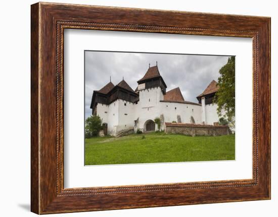 Romania, Transylvania, Viscri, Fortified Saxon Church-Walter Bibikow-Framed Photographic Print