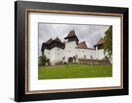 Romania, Transylvania, Viscri, Fortified Saxon Church-Walter Bibikow-Framed Photographic Print