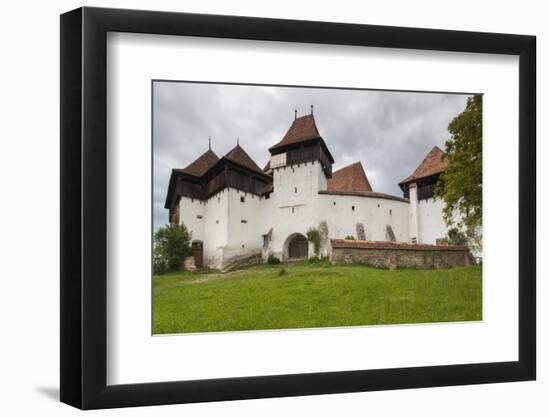 Romania, Transylvania, Viscri, Fortified Saxon Church-Walter Bibikow-Framed Photographic Print