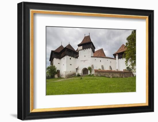 Romania, Transylvania, Viscri, Fortified Saxon Church-Walter Bibikow-Framed Photographic Print