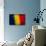 Romanian Flag-igor stevanovic-Art Print displayed on a wall