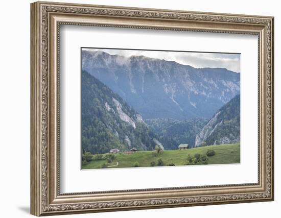 Romanian Landscape in the Carpathian Mountains Near Bran Castle at Pestera, Transylvania, Romania-Matthew Williams-Ellis-Framed Photographic Print