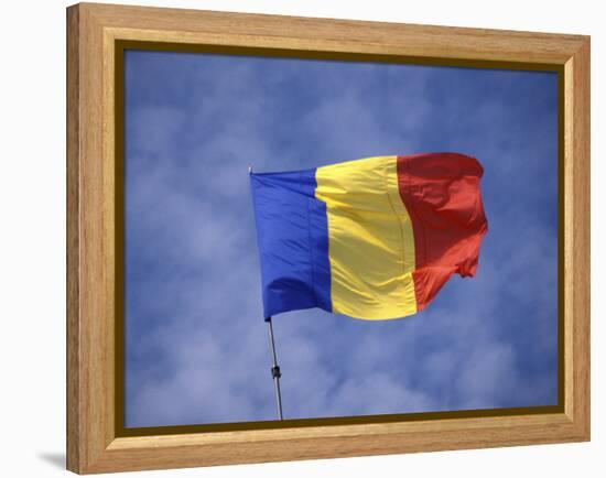 Romanian National Flag, Romania-Dave Bartruff-Framed Premier Image Canvas