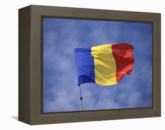 Romanian National Flag, Romania-Dave Bartruff-Framed Premier Image Canvas
