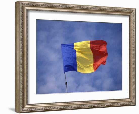 Romanian National Flag, Romania-Dave Bartruff-Framed Photographic Print