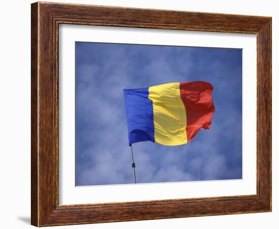 Romanian National Flag, Romania-Dave Bartruff-Framed Photographic Print