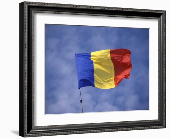 Romanian National Flag, Romania-Dave Bartruff-Framed Photographic Print