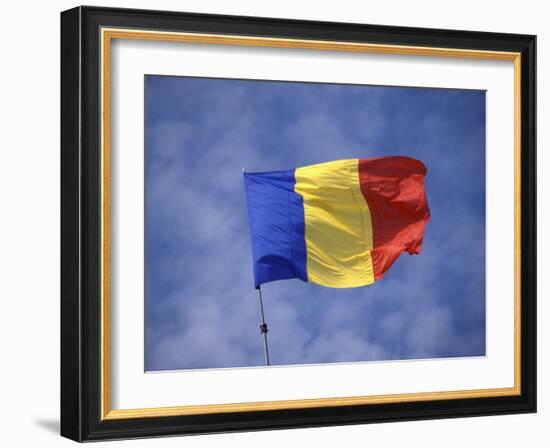 Romanian National Flag, Romania-Dave Bartruff-Framed Photographic Print