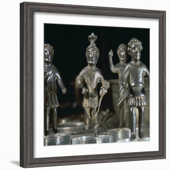 Romano-British bronze statuette of Mars, 3rd century. Artist: Unknown-Unknown-Framed Giclee Print