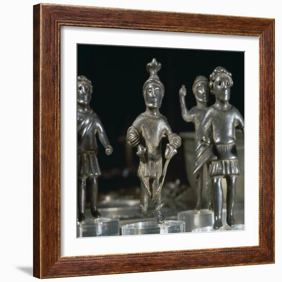 Romano-British bronze statuette of Mars, 3rd century. Artist: Unknown-Unknown-Framed Giclee Print