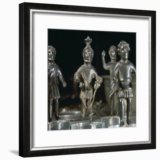 Romano-British bronze statuette of Mars, 3rd century. Artist: Unknown-Unknown-Framed Giclee Print