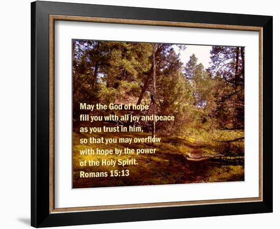 Romans 15:13-Ruth Palmer 2-Framed Art Print