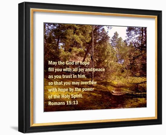 Romans 15:13-Ruth Palmer 2-Framed Art Print