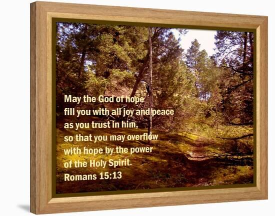 Romans 15:13-Ruth Palmer 2-Framed Stretched Canvas