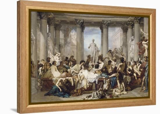 Romans During the Decadence, 1847-Thomas Couture-Framed Premier Image Canvas