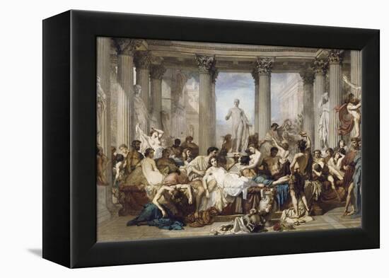 Romans During the Decadence, 1847-Thomas Couture-Framed Premier Image Canvas