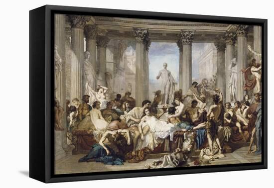 Romans During the Decadence, 1847-Thomas Couture-Framed Premier Image Canvas