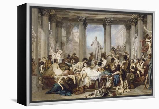 Romans During the Decadence, 1847-Thomas Couture-Framed Premier Image Canvas