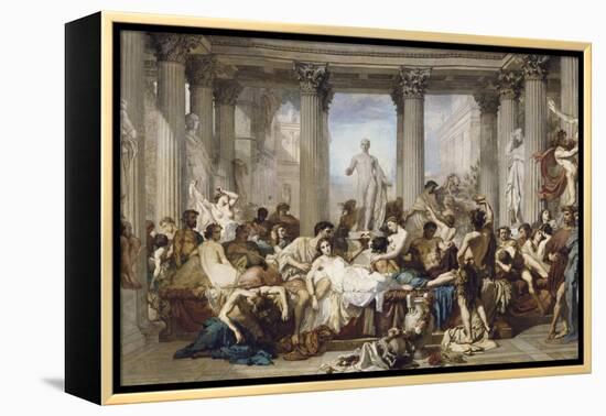 Romans During the Decadence, 1847-Thomas Couture-Framed Premier Image Canvas