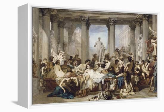 Romans During the Decadence, 1847-Thomas Couture-Framed Premier Image Canvas