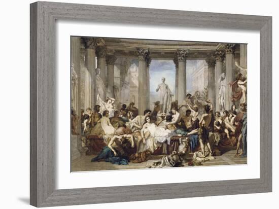 Romans During the Decadence, 1847-Thomas Couture-Framed Giclee Print